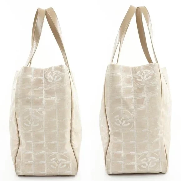 Auth Chanel Travel Line Tote Bag Nylon #26990C12 - Picture 14 of 14